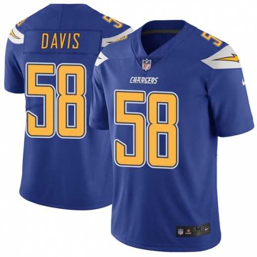 Nike Chargers 58 Thomas Davis Blue Color Rush Limited Jesrey Dzhi,We sell and wholesale Nike Chargers 58 Thomas Davis Blue Color Rush Limited Jesrey Dzhi on line form chian!